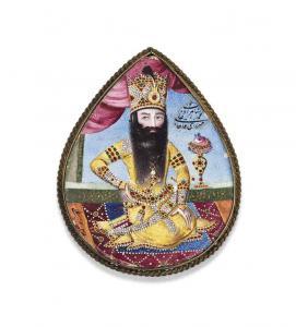 KHANZADEH ALI GHULAM,AN ENAMELLED PORTRAIT MEDALLION,1830,Christie's GB 2017-04-27