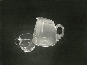 KHLEBNIKOV Aleksandr 1897-1979,Glass Jug and Mug,c. 1960,MacDougall's GB 2016-05-21