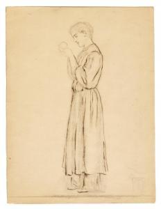 KHNOPFF Fernand 1858-1921,Figura femminile,Aste Bolaffi IT 2023-11-07