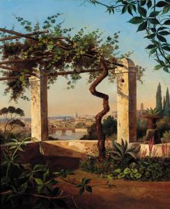 KHULL Marie 1800-1800,A view of Rome from a sunlit terrace,1993,Christie's GB 2001-07-05
