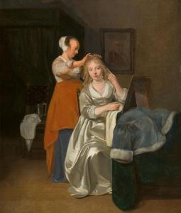 KICK Simon 1603-1652,A Lady at Her Toilette,Lempertz DE 2022-05-21