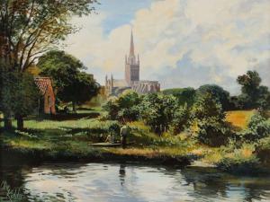 KIDDER Clive 1930,NORWICH CATHEDRAL,Ross's Auctioneers and values IE 2022-11-09