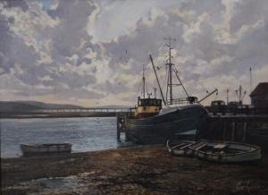 KIDDER Clive 1930,Teignmouth Harbour,Rowley Fine Art Auctioneers GB 2022-01-15