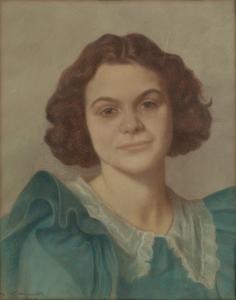 KIENERK Giorgio 1869-1948,RITRATTO DELLA FIGLIA,1936,Trend Auction IT 2023-10-11