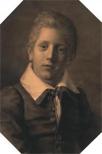 Kierkegaard Niels Chr 1806-1882,Bildnis Emil Krogsgaard,1834,Galerie Bassenge DE 2022-12-02