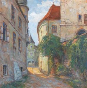 KIERNER Rudolf 1876-1941,A motif from Grein upon Danube,Palais Dorotheum AT 2018-03-28
