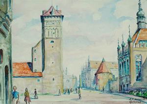 KIERPAL Antoni 1898-1960,Gdańsk: Wieża Więzienna i Dwór Bractwa ś,1951,Bydgoski Antykwariat Naukowy 2005-09-24