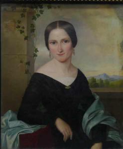 KIESSLING Ferdinand 1810-1882,Porträt einer jungen Dame,Georg Rehm DE 2020-05-14