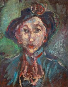 KIKOINE Michel 1892-1968,Portrait de Madame Stein,1910,Ader FR 2024-04-25