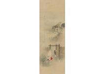 KIKUCHI Yosai 1781-1878,Gio and Gijo,Mainichi Auction JP 2020-12-04