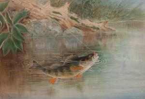 KILBOURNE Samuel A 1836-1881,Fly Fishing,Hindman US 2022-05-20