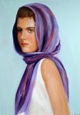 KILBRIDE Aideen,Lady in the Purple Scarf,Gormleys Art Auctions GB 2015-06-02