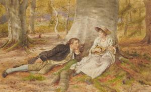 KILBURNE George Goodwin II 1863-1938,A DEVOTED ADMIRER,Mellors & Kirk GB 2020-03-18