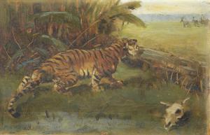 KILBURNE George Goodwin II 1863-1938,A tiger hunting,Bonhams GB 2013-01-09