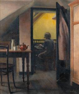 KILGOUR Jack Noel 1900-1987,MORNING TEA,1934,GFL Fine art AU 2023-11-21