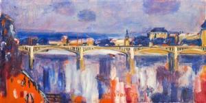 KILIAN Josef 1918-1999,Jirásek Bridge,1977,Palais Dorotheum AT 2018-09-22