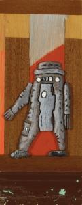 KILLICK Stephen 1947,Robot in Doorway,1987,Menzies Art Brands AU 2003-11-26