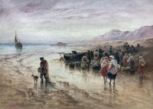 KILPACK Sarah Louise,Selling Fish on the Shore - Boulogne,David Duggleby Limited 2023-06-16
