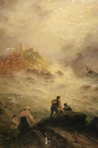 KILPACK Sarah Louise 1840-1909,stormy coastal scenes,Lawrences of Bletchingley GB 2022-09-06