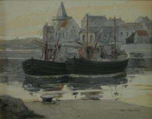 KILPATRICK Robert 1935-1960,FISHING BOATS IN ST MONANS,Lyon & Turnbull GB 2011-07-23