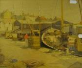KILPATRICK Robert 1935-1960,Harbour Scene, 
St Monance,Shapes Auctioneers & Valuers GB 2012-01-07