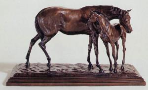 KING Alexa 1952,Thoroughbred Mare and Foal,Sotheby's GB 2001-06-07