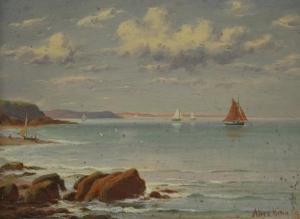 KING ALICE 1891-1940,A coastal scene with fishing boats,Fieldings Auctioneers Limited GB 2015-11-14