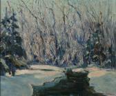 KING BURNS Maurice 1895-1943,Woodland Stream in Winter,Skinner US 2023-05-24