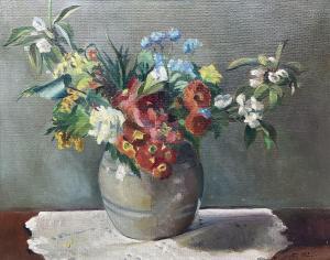 KING Dorothy 1907-1990,Still Life of Flowers in a Vase,Duggleby Stephenson (of York) UK 2024-01-05