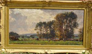 KING Edward R 1863-1951,Cattle in extensive Sussex landscape,Burstow and Hewett GB 2010-06-23