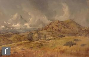 KING Eric Meade 1911-1987,An extensive landscape with approaching sto,Fieldings Auctioneers Limited 2021-05-20