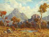 KING Ernest Benjamin 1900-1900,Mountain Landscape with Pool,1959,5th Avenue Auctioneers 2013-05-26