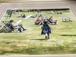 KING Fraser 1969,figures in a park,Stacey GB 2022-07-18