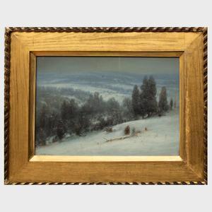 KING George W 1836-1922,Snowy Landscape,Stair Galleries US 2020-10-01
