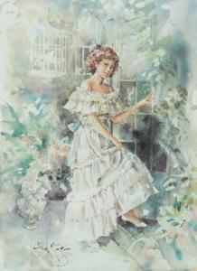 KING Gordon 1939-2022,GIRL BY THE WINDOW,Ross's Auctioneers and values IE 2024-01-24
