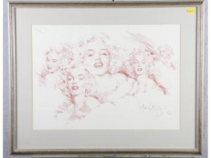 KING Gordon 1939-2022,studies of Marilyn Monroe,Jones and Jacob GB 2016-03-09