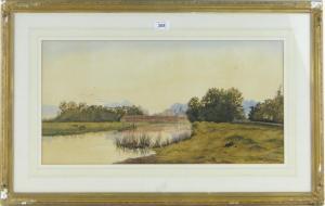 KING H B,River scene at Coltishall,Burstow and Hewett GB 2014-09-24
