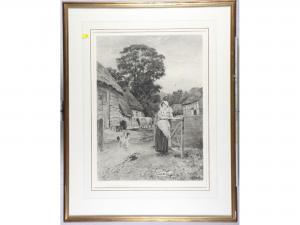 KING Henry John Yeend 1855-1924,The Fold Yard,Jones and Jacob GB 2016-03-09