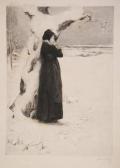 KING James S 1852-1925,A Puritan Woman,1885,Ro Gallery US 2008-01-26