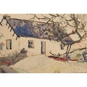 KING Jessie Marion 1875-1949,COTTAGE AT HIGH CORRIE, ARRAN,Lyon & Turnbull GB 2024-04-17