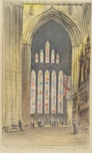 KING John W 1893-1924,The Five Sisters Window York Minster,Duggleby Stephenson (of York) 2021-03-25