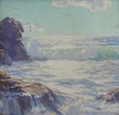 KING Marcus 1891-1983,Where the Land Meets the Sea,1927,International Art Centre NZ 2013-05-09