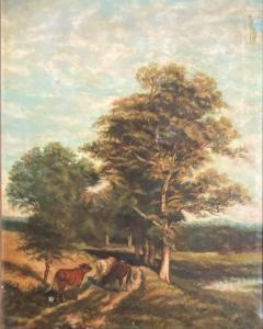 KING Mary Elizabeth 1899-1991,Cattle on the Road Home,Theodore Bruce AU 2023-08-21