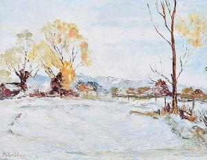 KING Peter 1928-1957,SCOTTISH WINTER LANDSCAPE,Ross's Auctioneers and values IE 2020-07-15