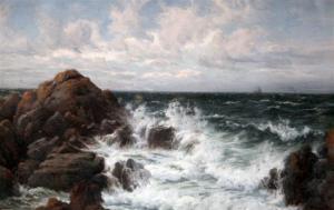 KING William J 1828,Waves breaking on the shore,Gorringes GB 2012-10-24