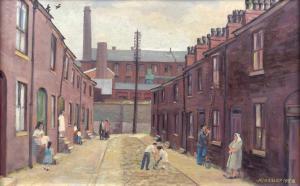 KINGSLEY Harry 1914-1990,Aqueduct St., Manchester,1958,Peter Wilson GB 2024-03-28