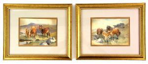 KINGWELL Mabel Augusta 1890-1924,Dartmoor ponies,Ewbank Auctions GB 2020-03-19