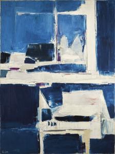 KINLEY Peter 1926-1988,STUDIO INTERIOR WITH WINDOW (BLUE),1960,Sotheby's GB 2017-11-21