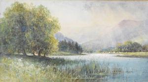 KINNAIRD WIGGS Francis Jos 1875-1915,By a Lake,Halls GB 2022-11-09