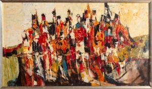 KINNEAR John H. 1920-2003,HIGHLAND FIGURES,1960,Ro Gallery US 2023-08-11